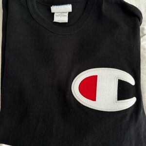 black champion shirt